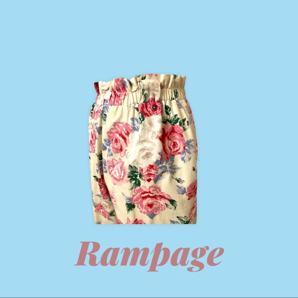 Rampage Jacket and Short Set, Pink Florals, Vintage Fashion - Picture 2 of 3